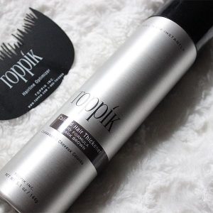 Toppik colored hair thickener
